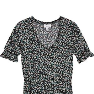 NWT Topshop Morgan Printed Blouse